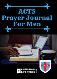 ACTS Prayer Journal For Men Paperback Front Cover